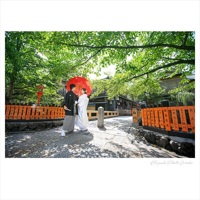 京都の祇園で前撮り撮影