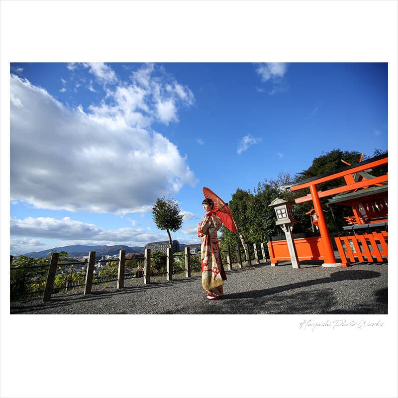 京都で成人式ロケーション撮影