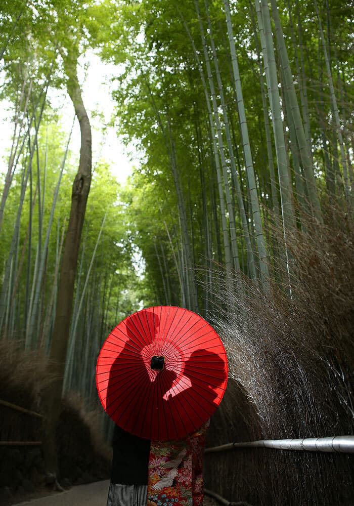 京都の嵐山で前撮り撮影