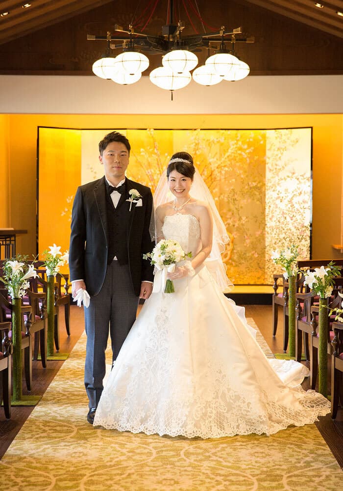 菊水楼の結婚式撮影