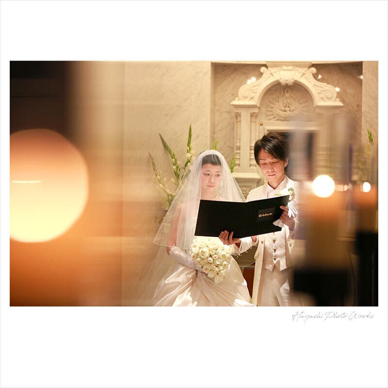 東京で結婚式撮影