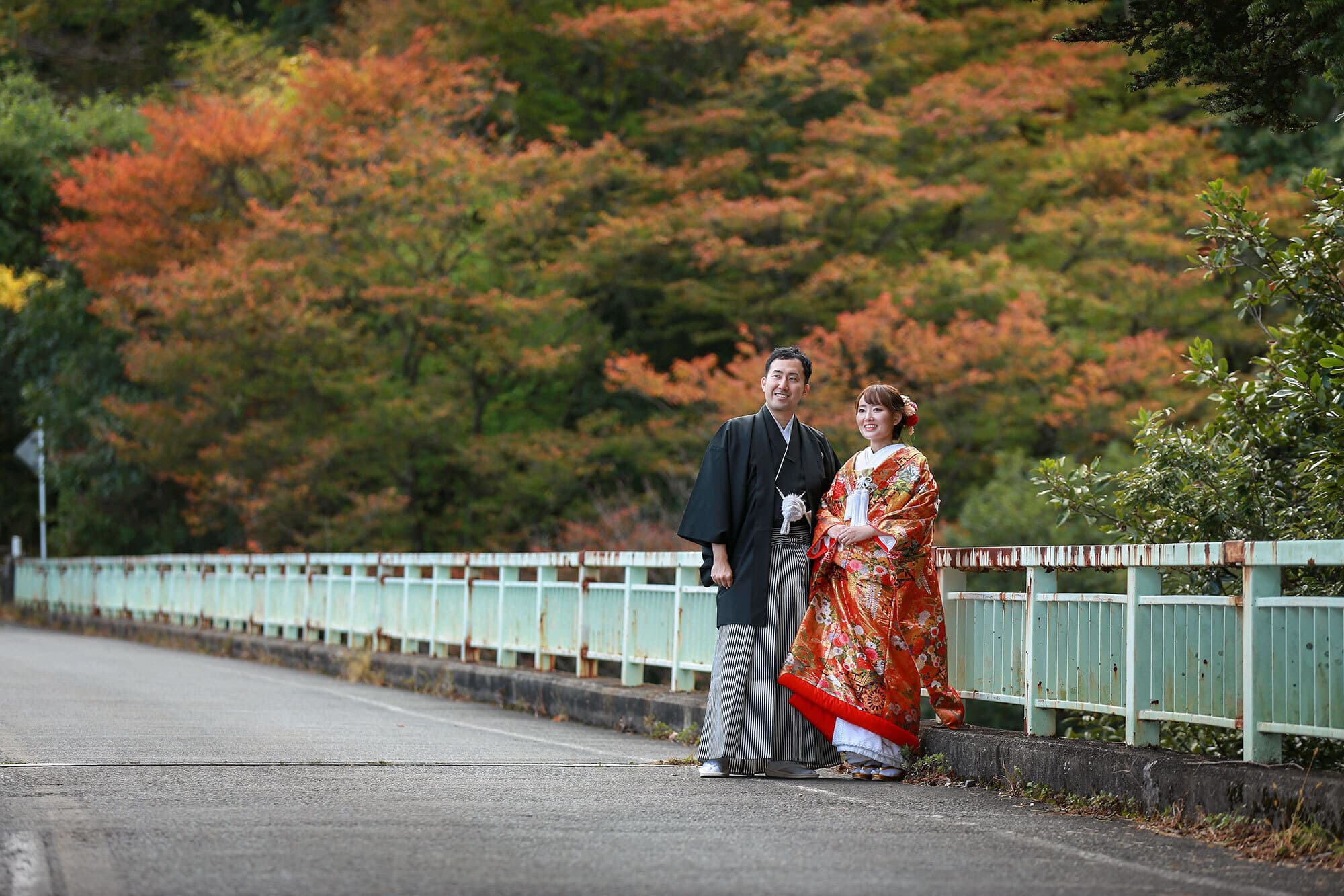 三重県鈴鹿市で前撮りロケーション撮影