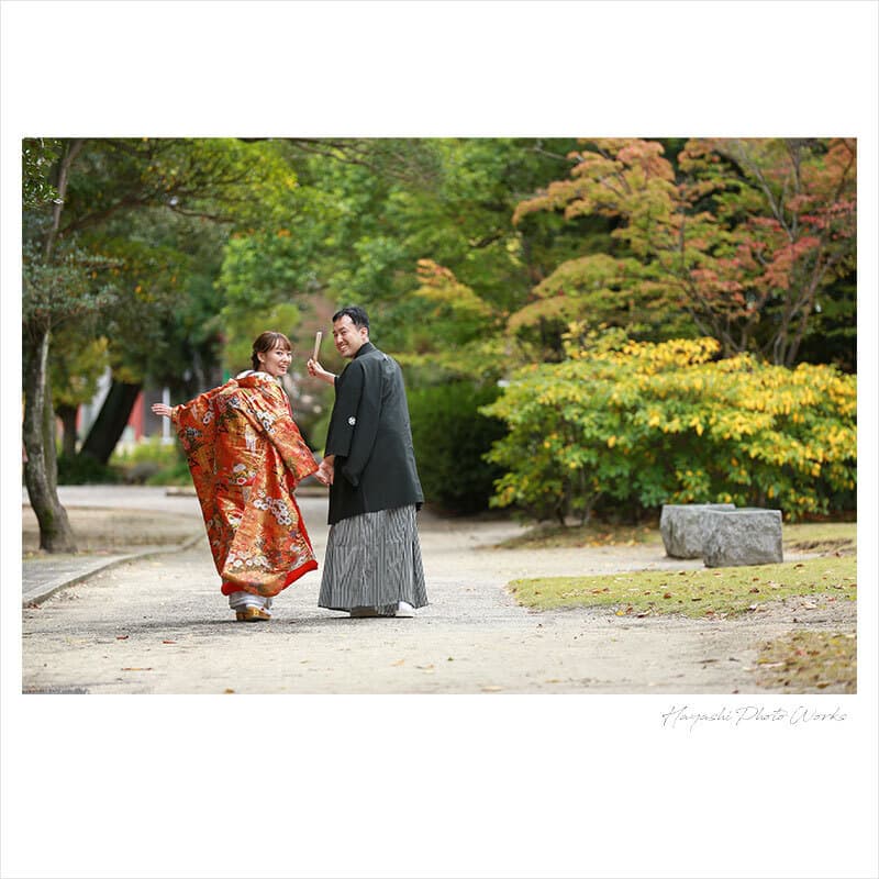 三重県鈴鹿市で前撮りロケーション撮影