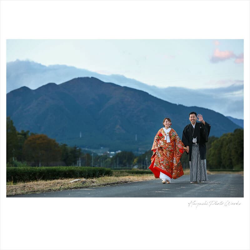 三重県鈴鹿市で前撮りロケーション撮影
