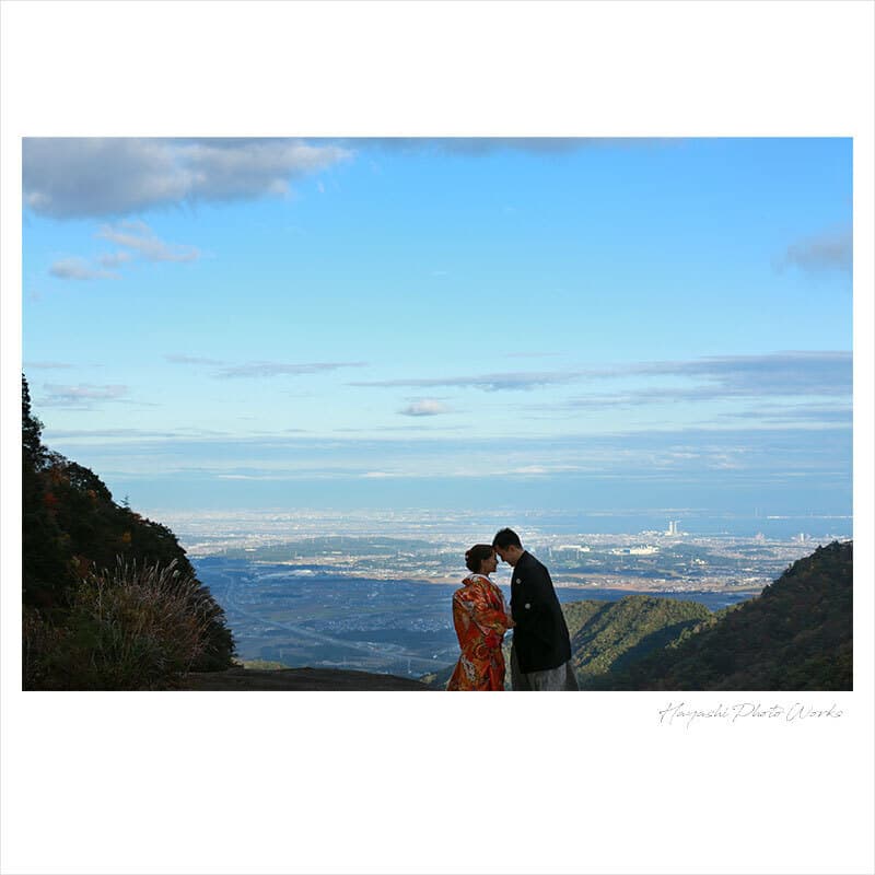 三重県鈴鹿市で前撮りロケーション撮影
