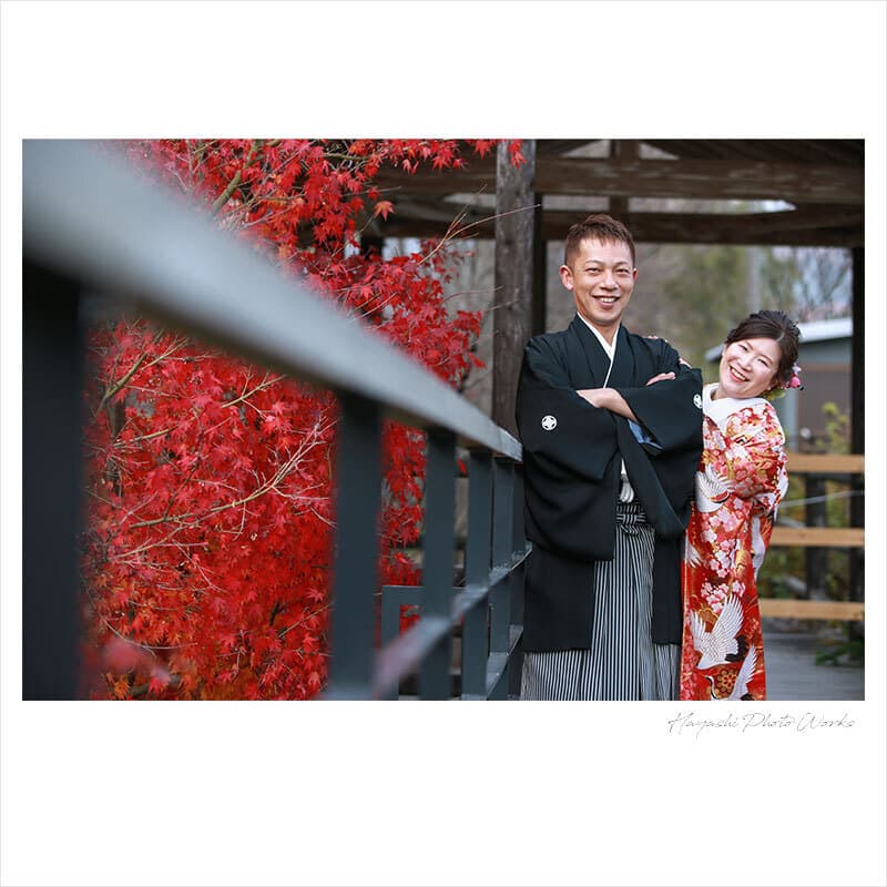 岡山県英田郡西粟倉村で前撮りロケーション撮影