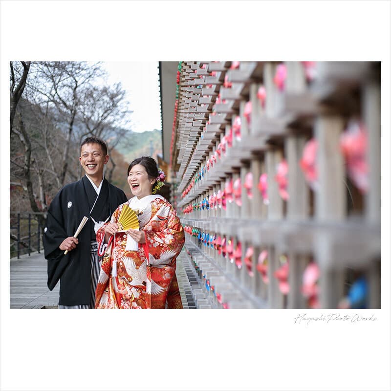 岡山県英田郡西粟倉村で前撮りロケーション撮影