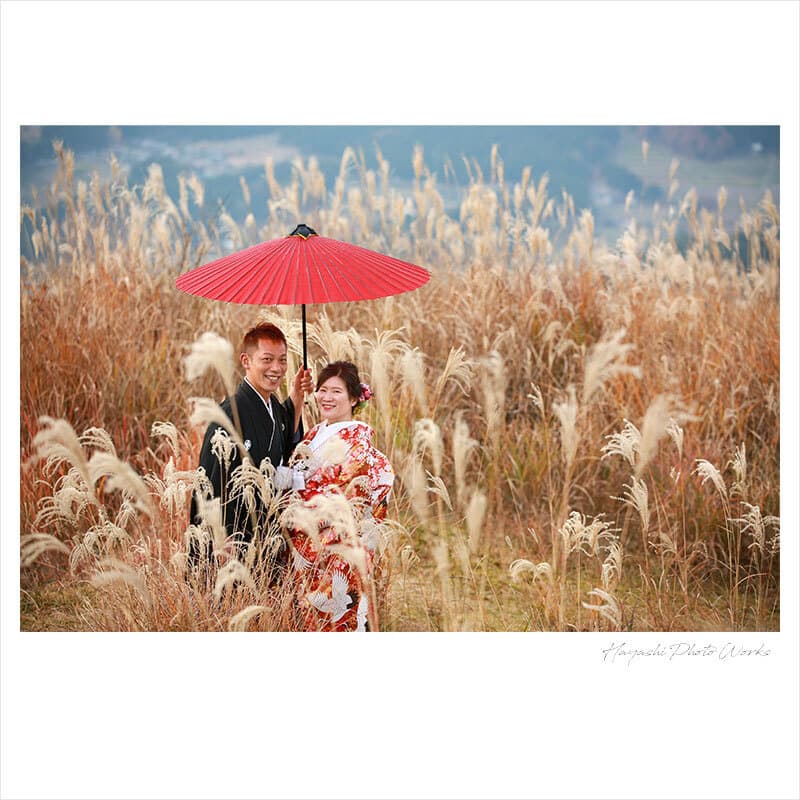 岡山県英田郡西粟倉村で前撮りロケーション撮影