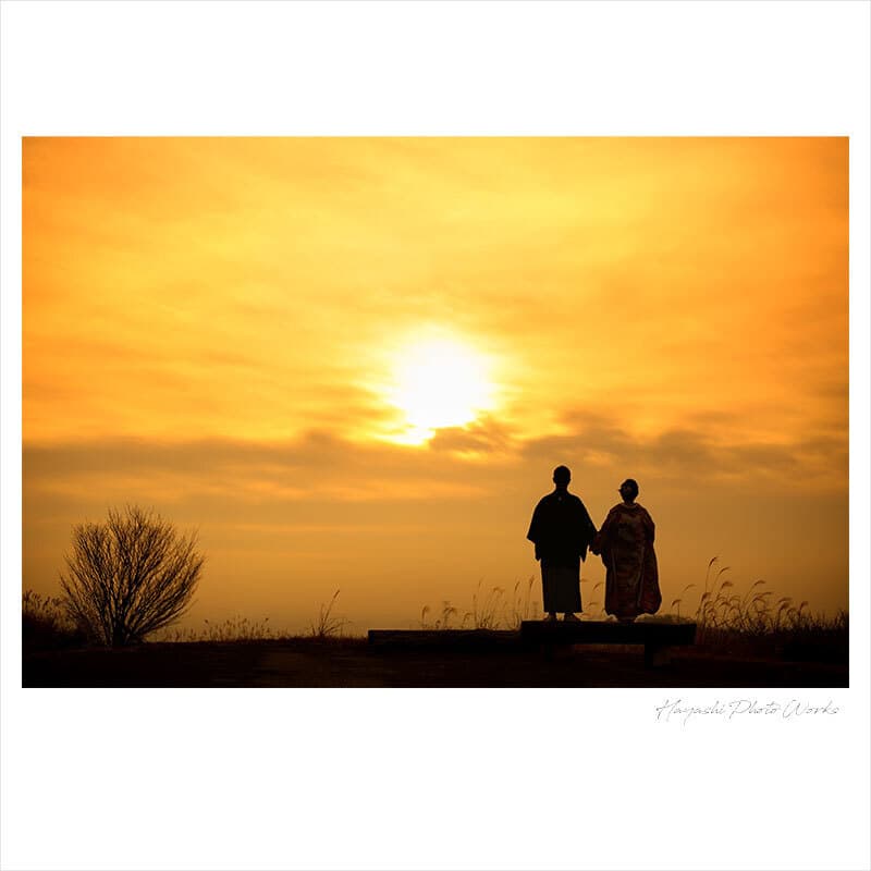 岡山県英田郡西粟倉村で前撮りロケーション撮影