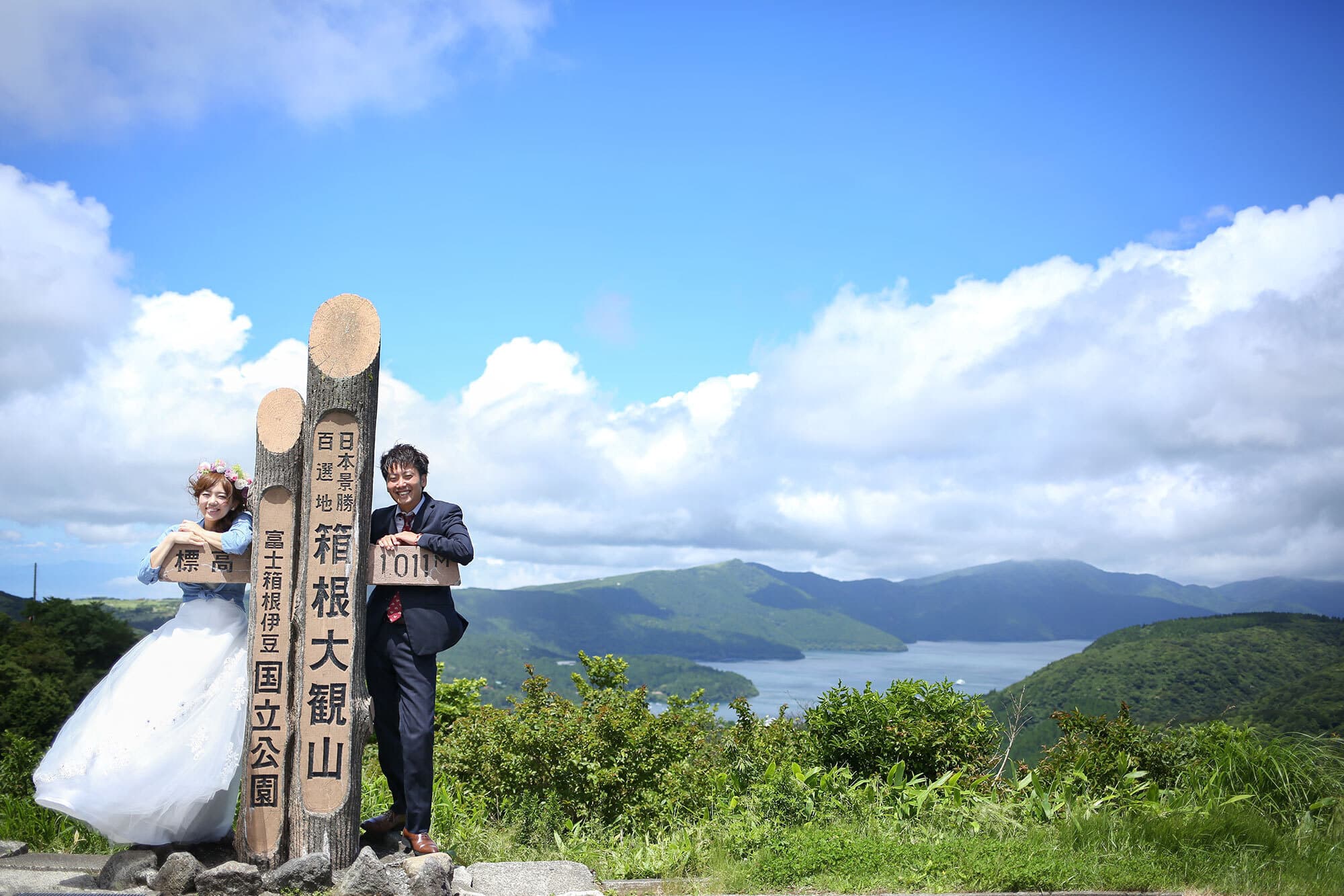 神奈川県箱根町で前撮りロケーション撮影