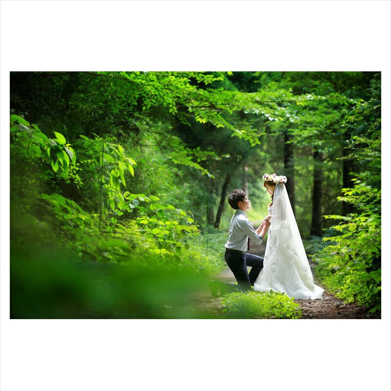 神奈川県箱根町で前撮りロケーション撮影