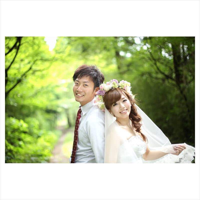 神奈川県箱根町で前撮りロケーション撮影