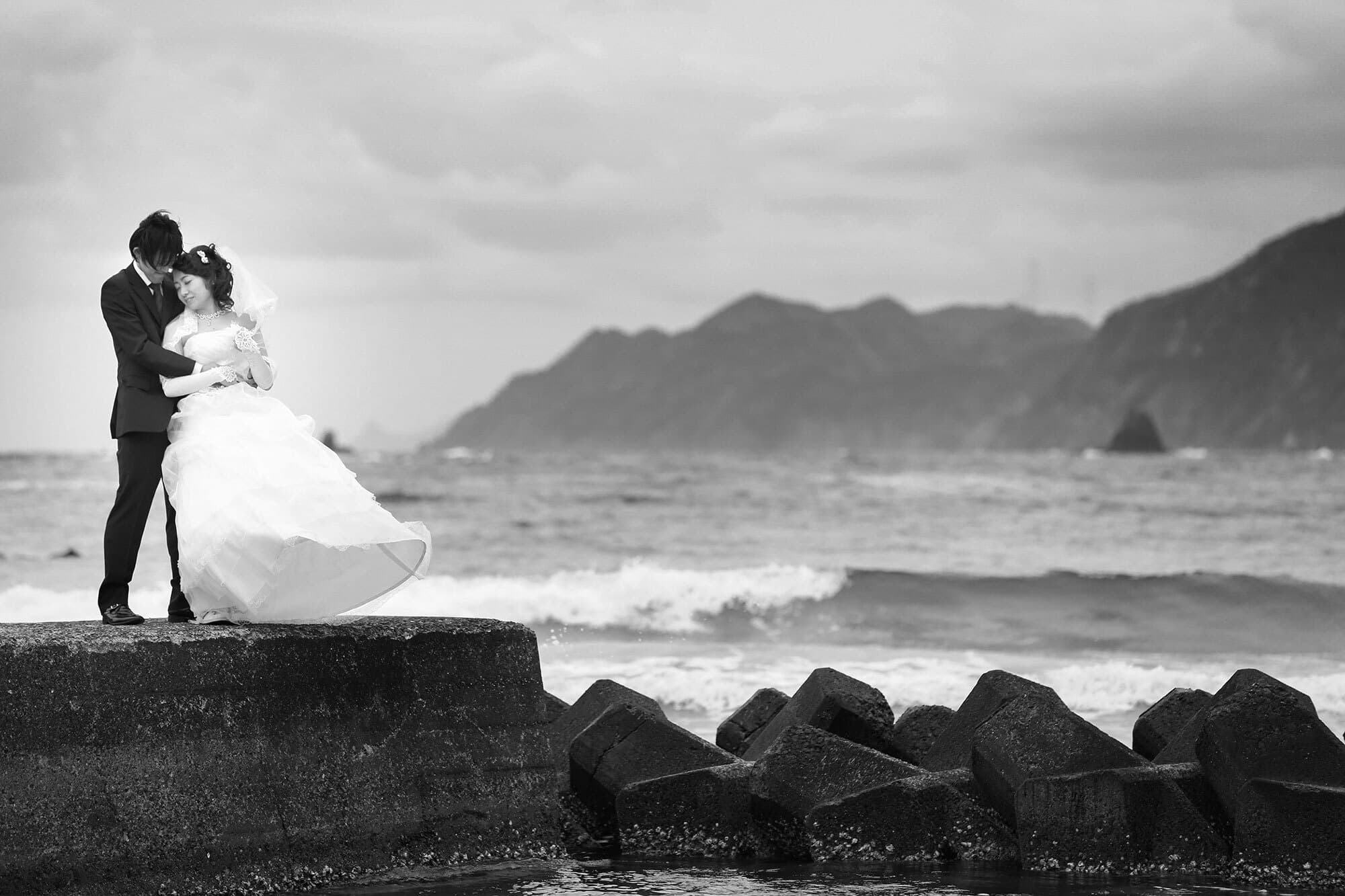 福井県高浜町で結婚式前撮り撮影