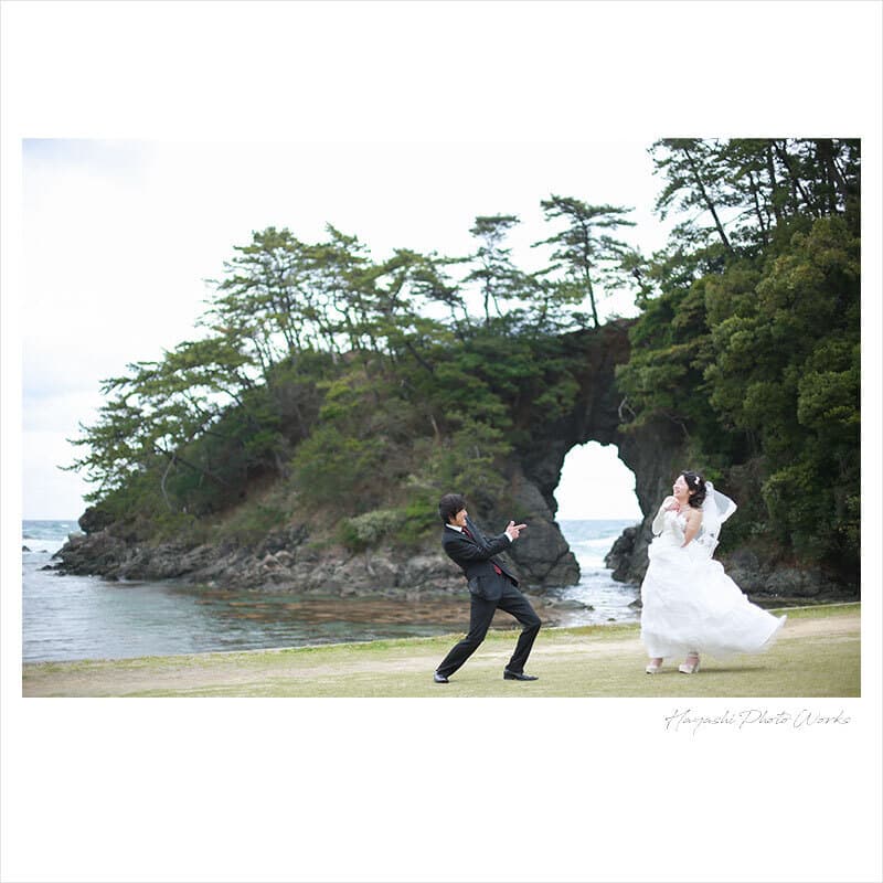 福井県高浜町で結婚式前撮り撮影