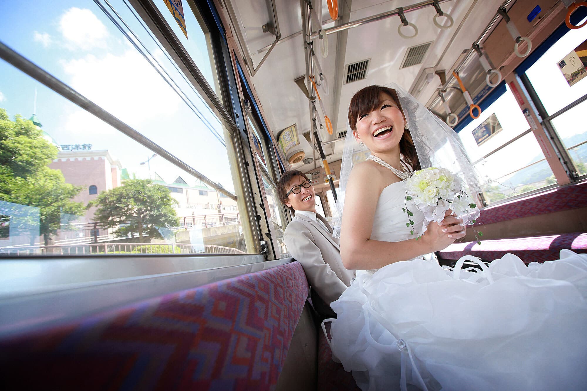 長崎市で結婚式の前撮りロケーション撮影