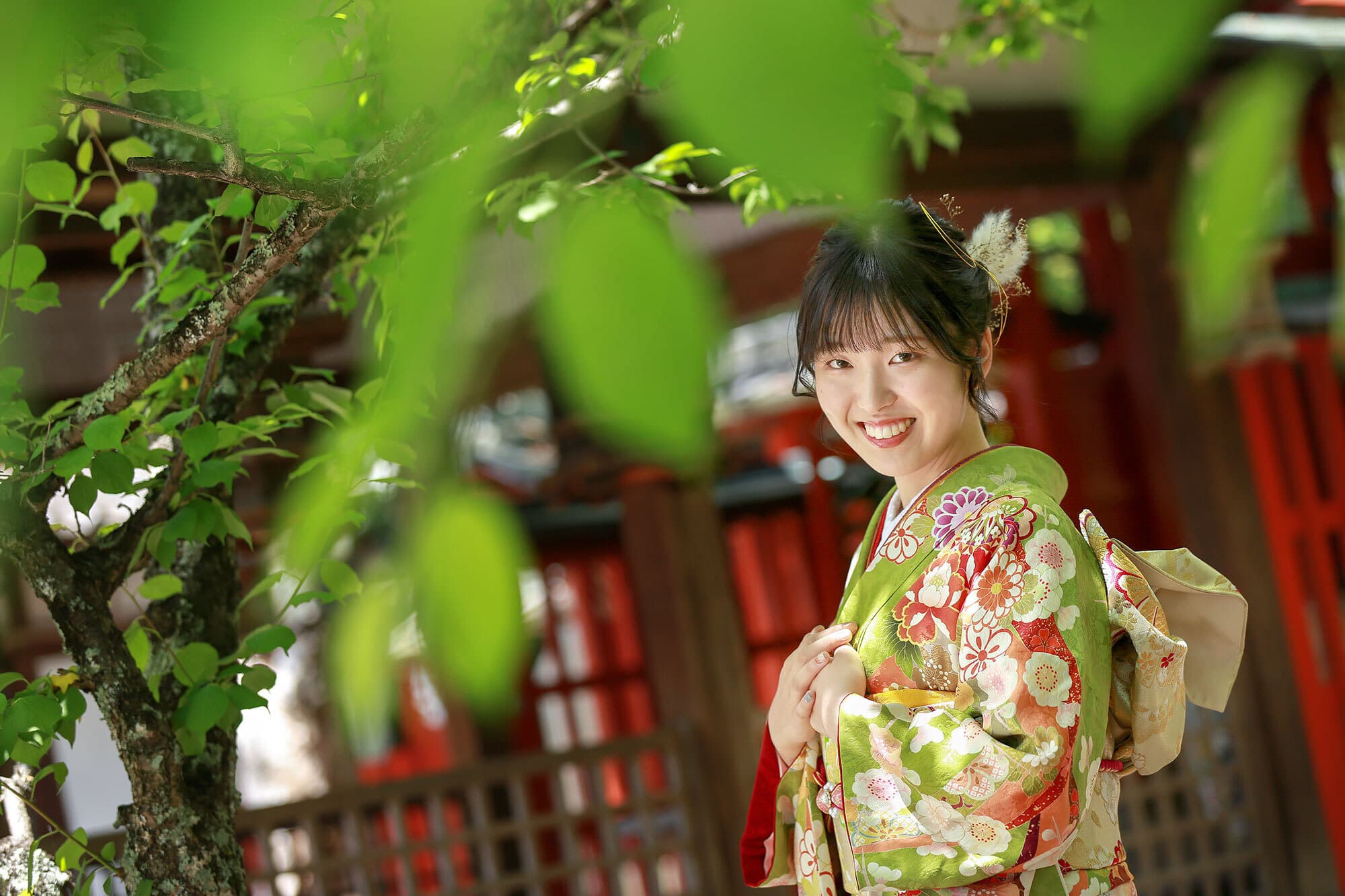 奈良成人式前撮りロケーション撮影