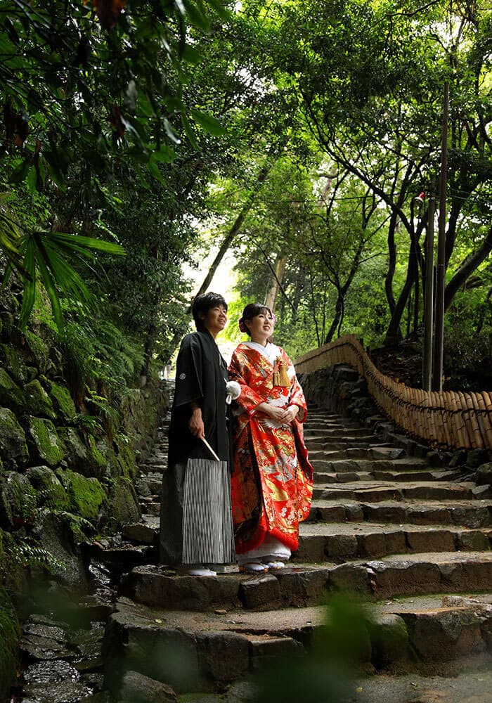 彦根市で前撮りロケーション撮影