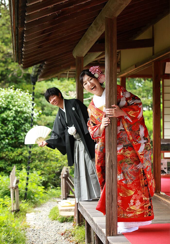 彦根市で前撮りロケーション撮影
