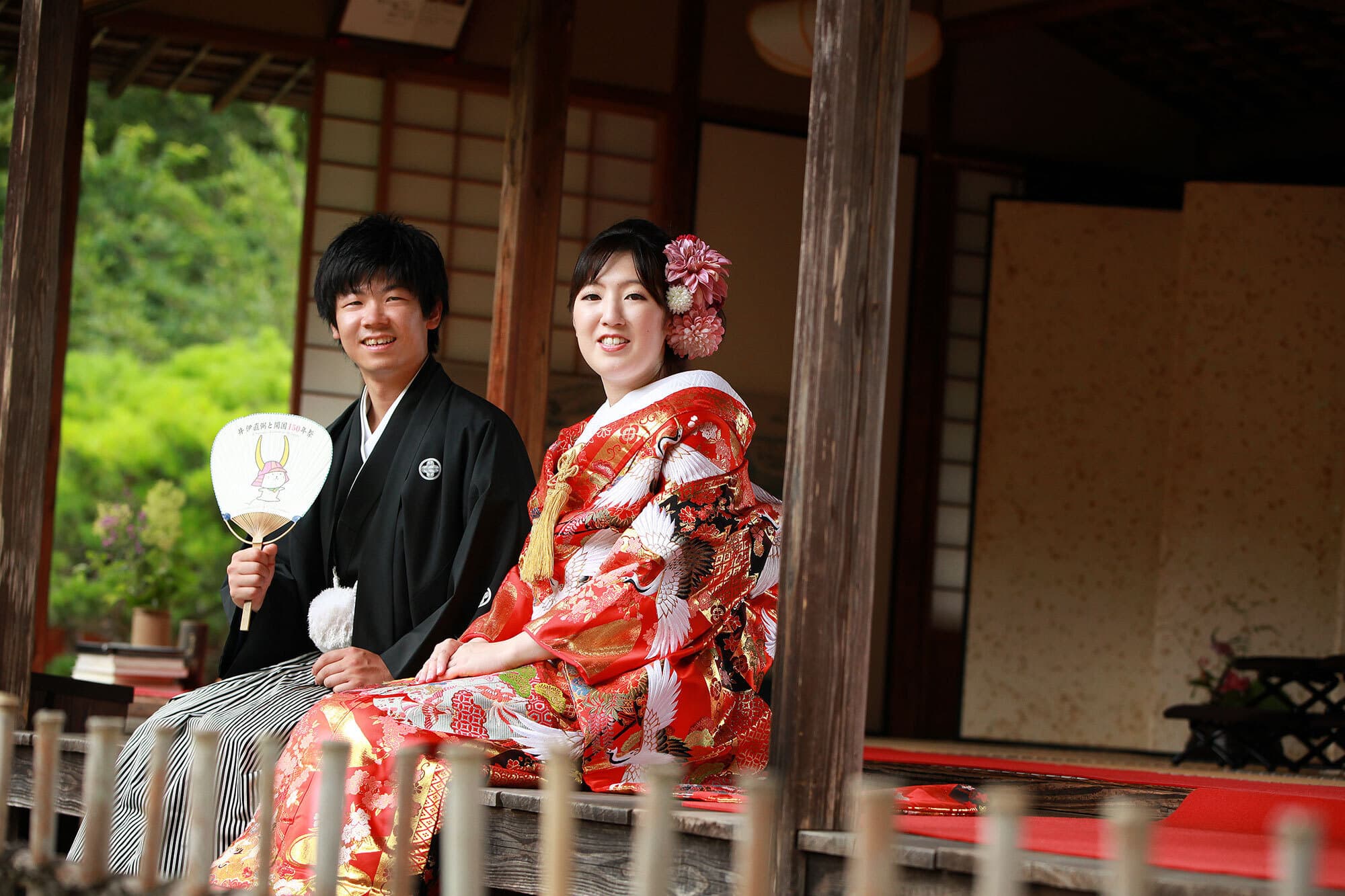 彦根市で前撮りロケーション撮影