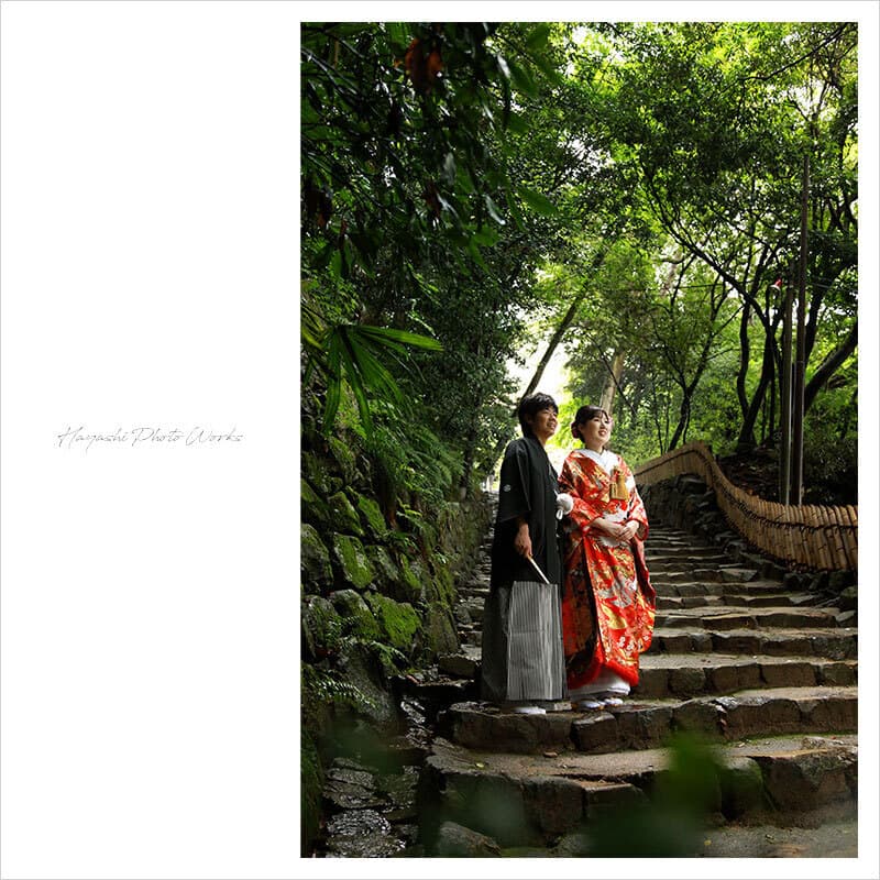 彦根市で前撮りロケーション撮影