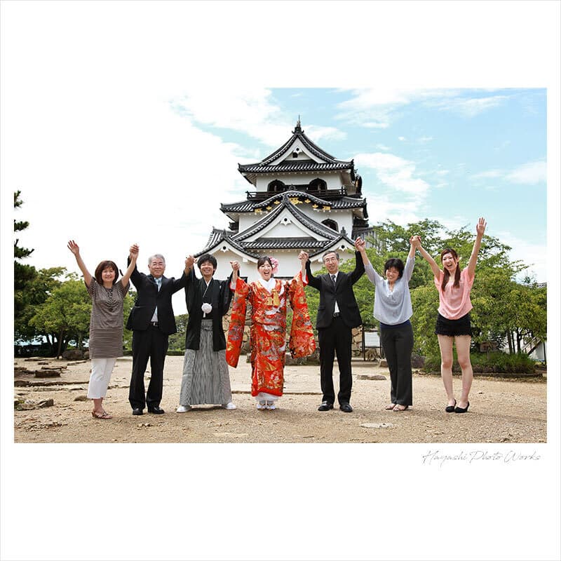 彦根市で前撮りロケーション撮影