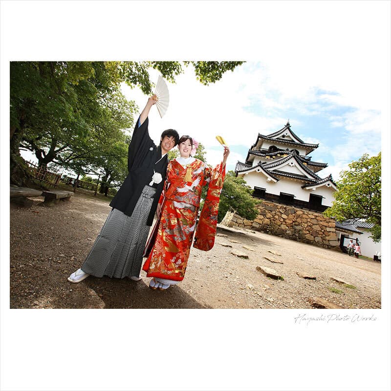彦根市で前撮りロケーション撮影
