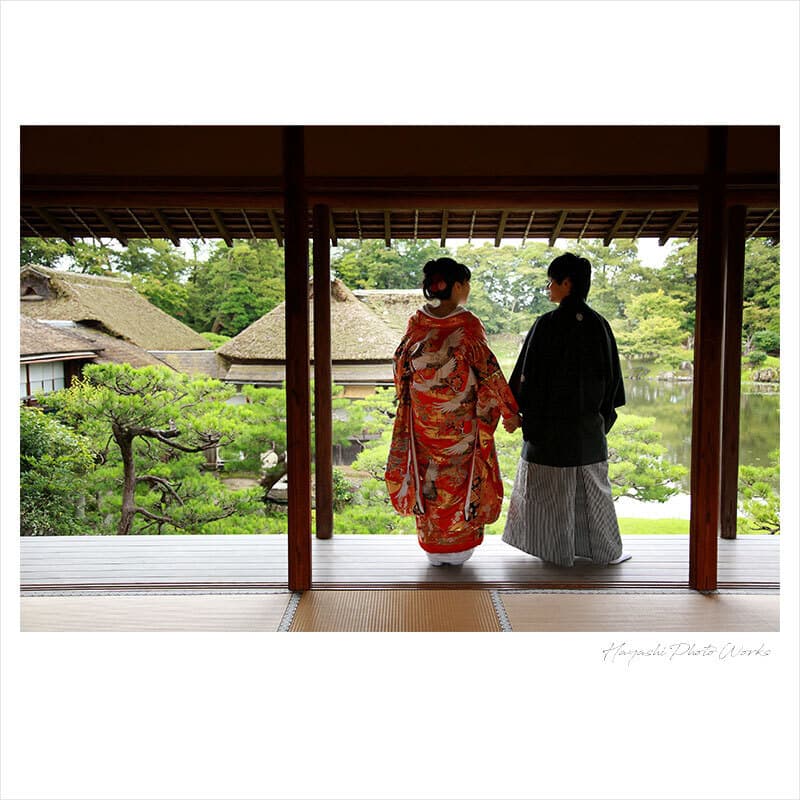 彦根市で前撮りロケーション撮影