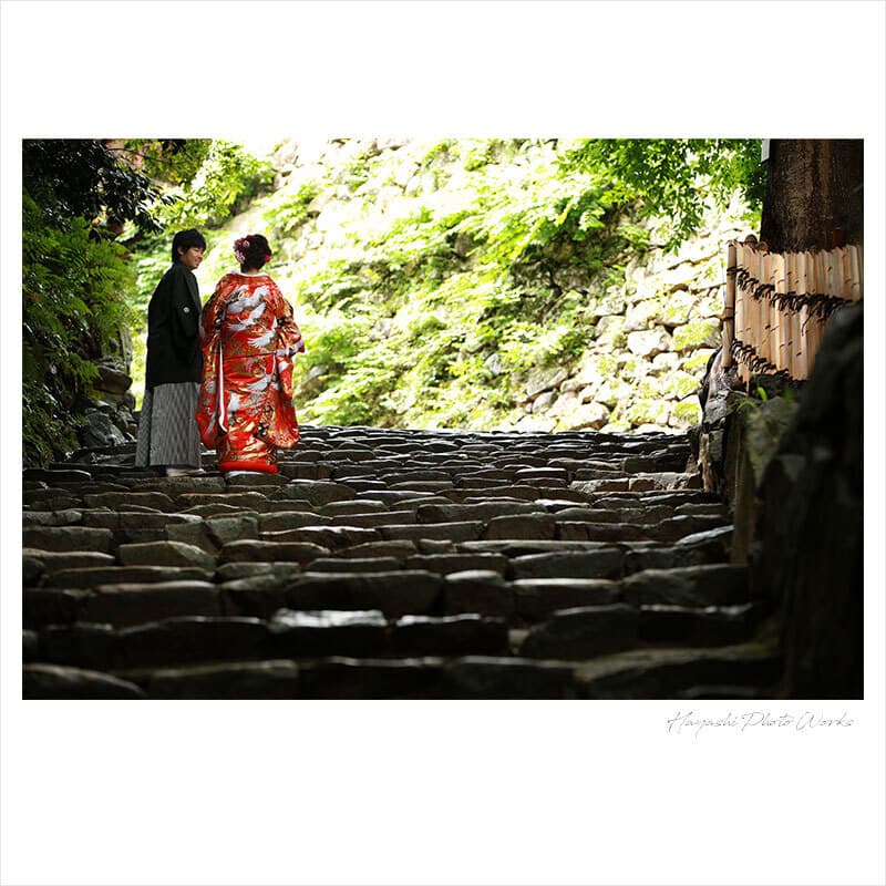 彦根市で前撮りロケーション撮影