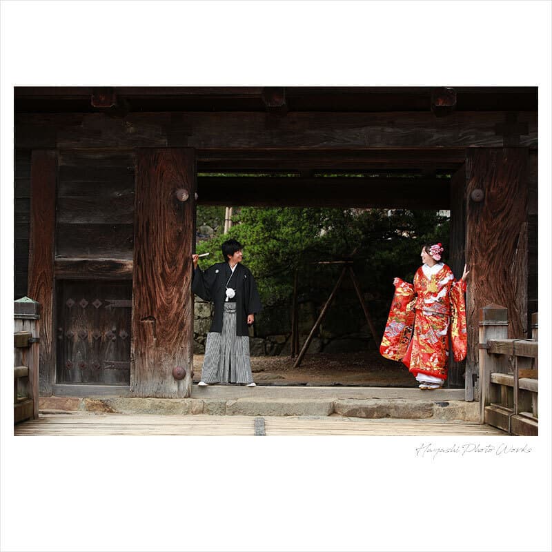 彦根市で前撮りロケーション撮影