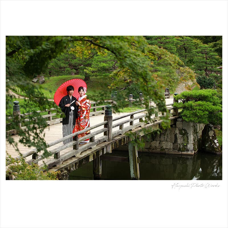 彦根市で前撮りロケーション撮影