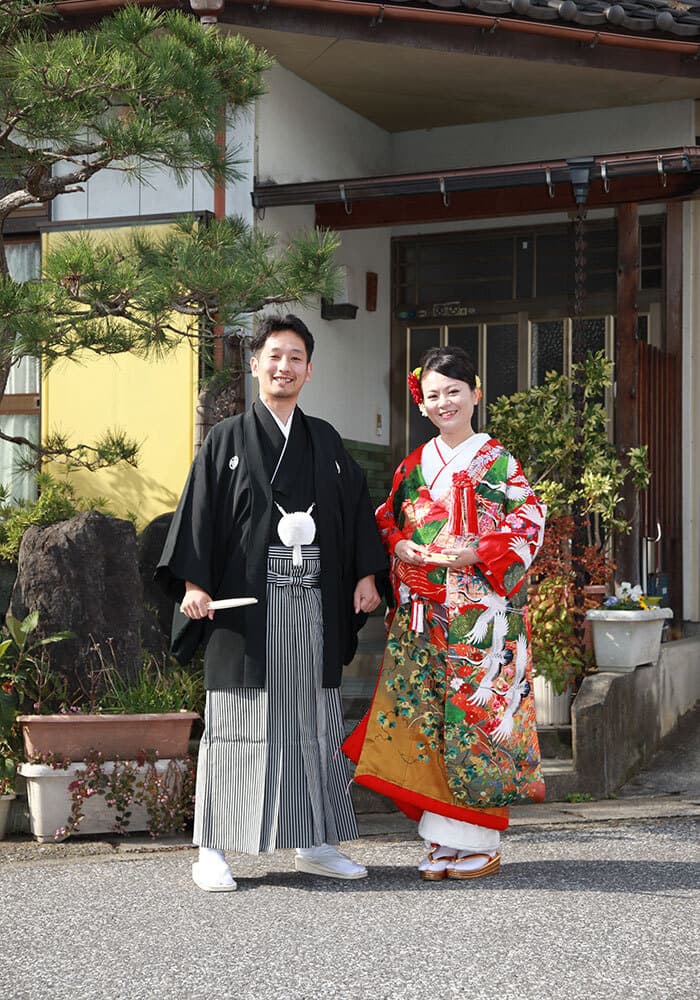 彦根市で前撮りロケーション撮影