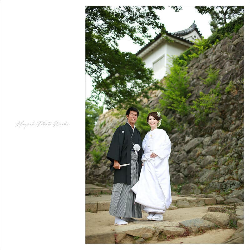彦根城前撮りロケーション撮影