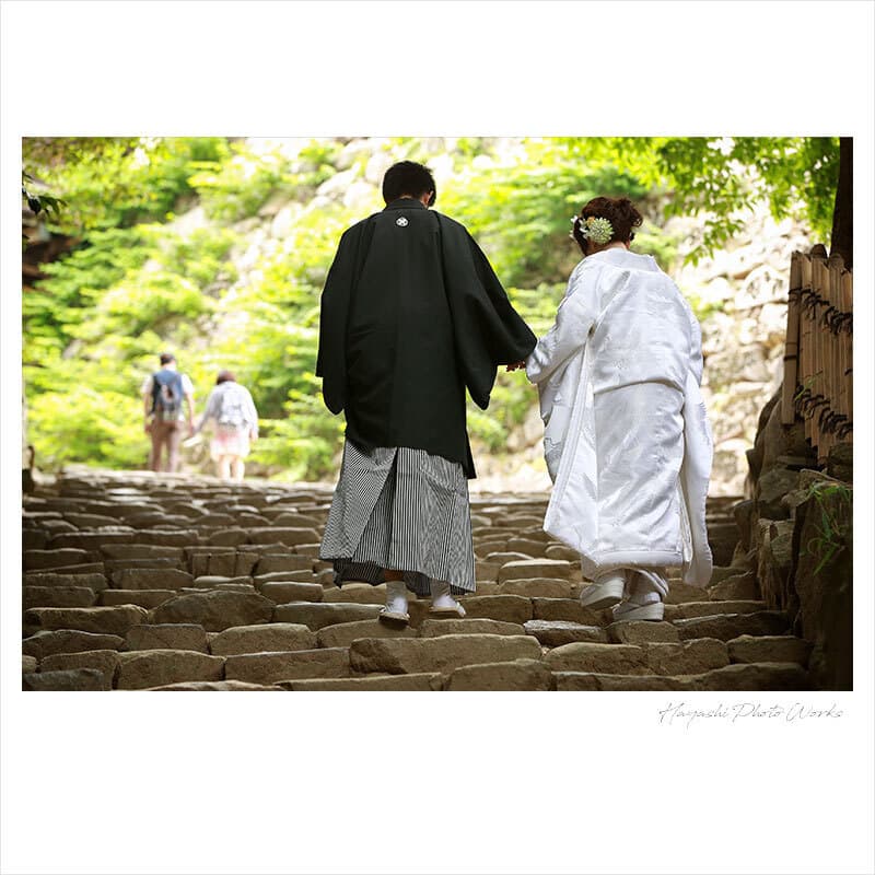 彦根城前撮りロケーション撮影