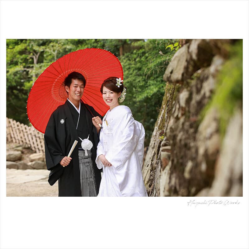 彦根城前撮りロケーション撮影