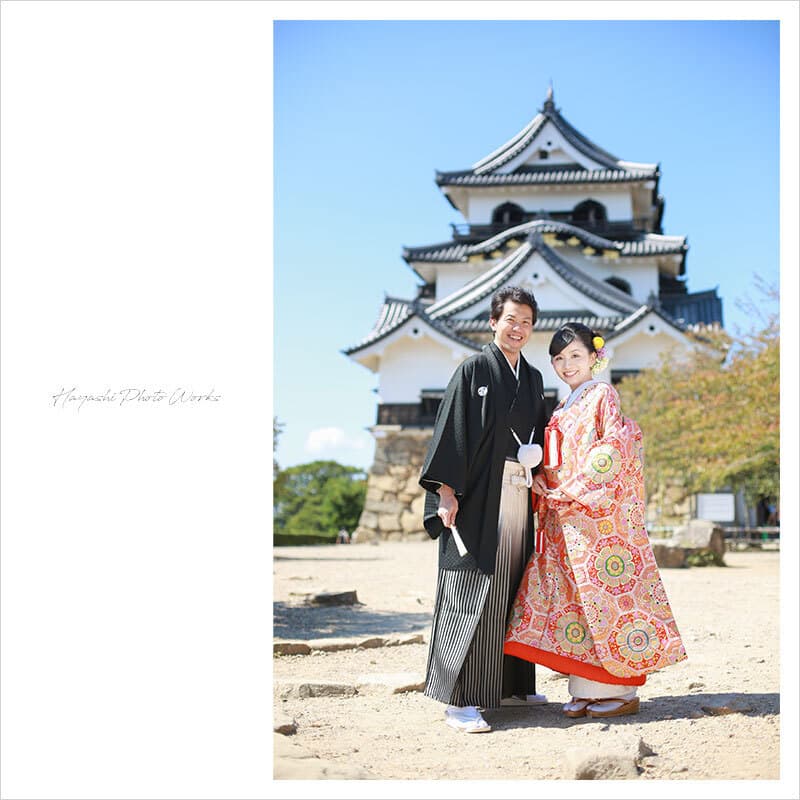 彦根城でロケーション撮影