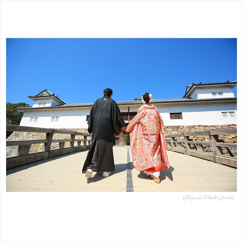 彦根城でロケーション撮影