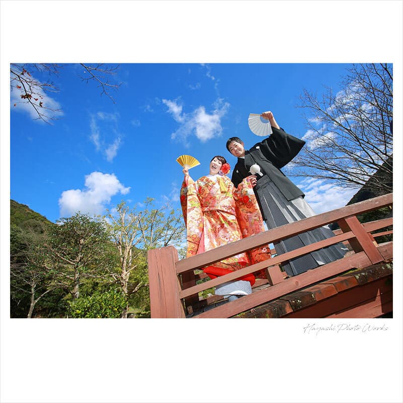 熊野市で前撮りロケーション撮影