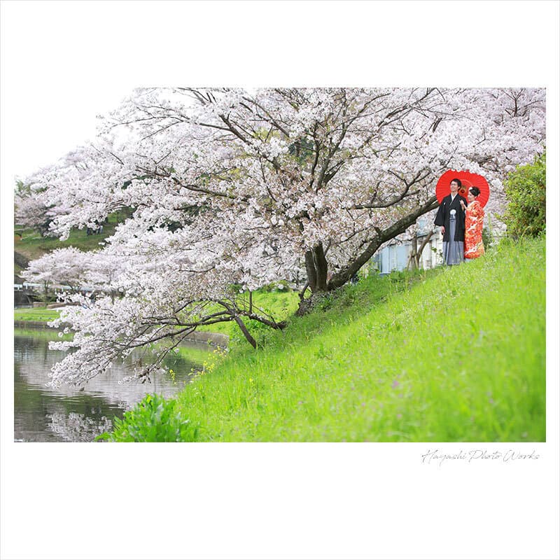 奈良県斑鳩町で地元前撮りロケーション撮影