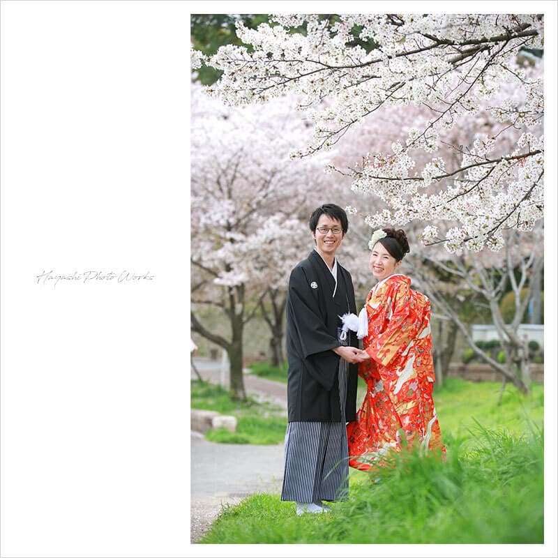 奈良県斑鳩町で地元前撮りロケーション撮影