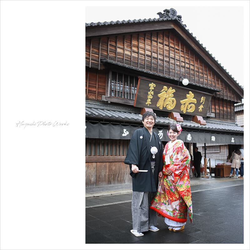 伊勢で前撮りロケーション撮影