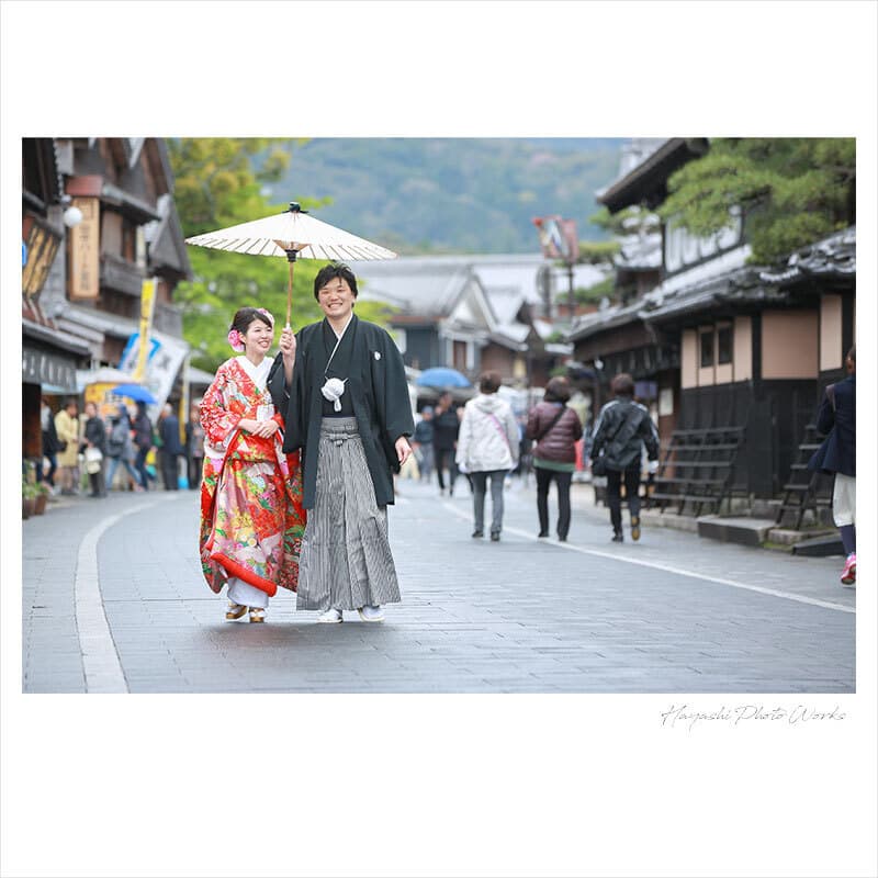 伊勢で前撮りロケーション撮影