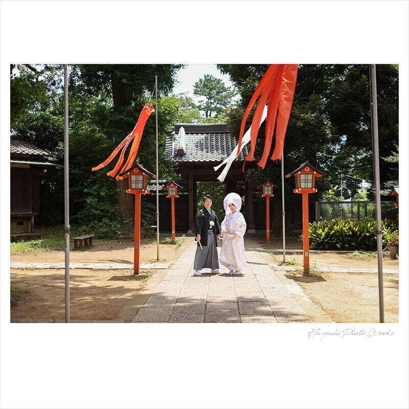 東京都世田谷区で前撮りロケーション撮影