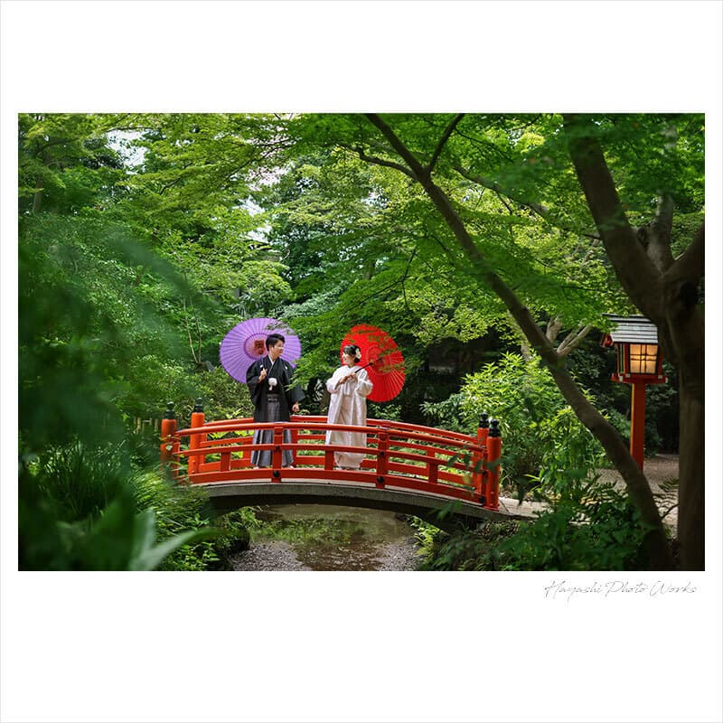 東京都世田谷区で前撮りロケーション撮影