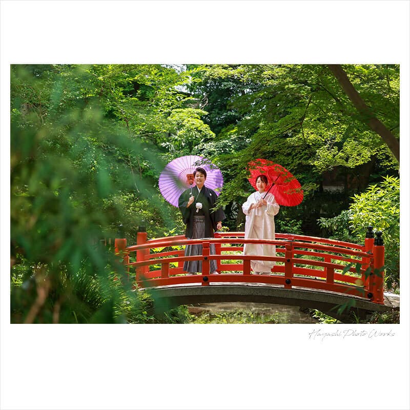 東京都世田谷区で前撮りロケーション撮影