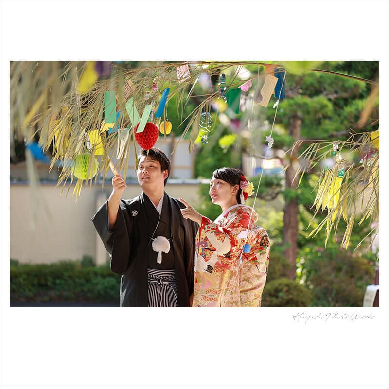 東京都世田谷区で前撮りロケーション撮影