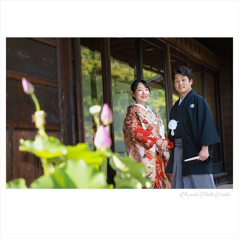 東京都世田谷区で前撮りロケーション撮影