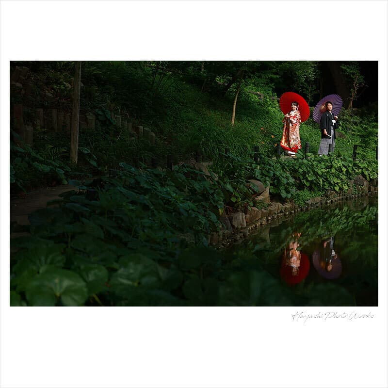 東京都世田谷区で前撮りロケーション撮影