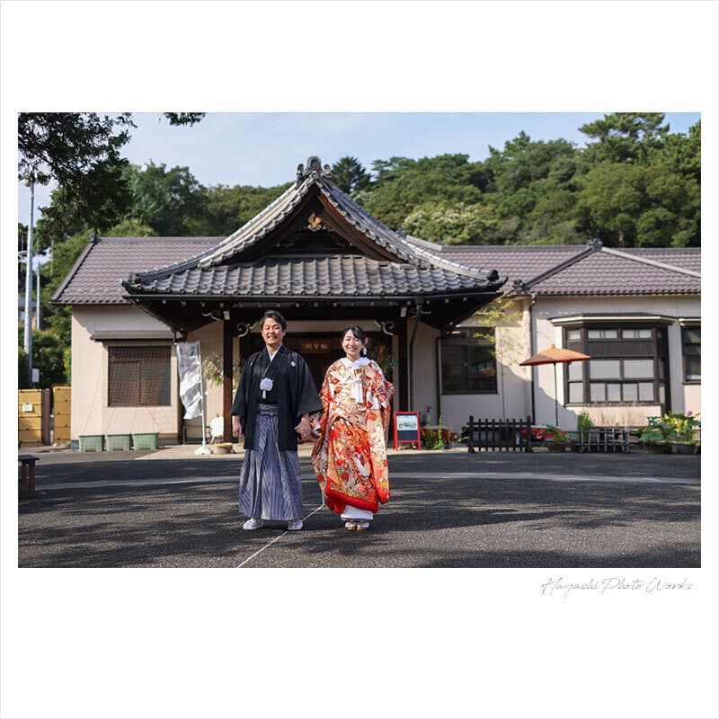 東京都世田谷区で前撮りロケーション撮影